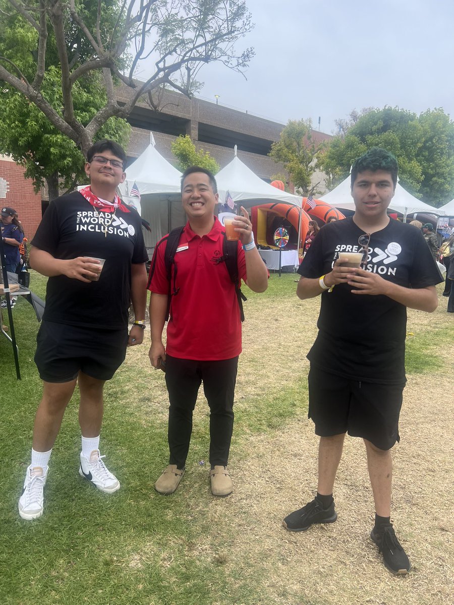 Today, the Aztec Buddies worked different stations at the <a href="/SOSoCal/">Special Olympics Southern California</a> Summer Games. 1st - the Unified Booth, 2nd - Young Athletes, &amp; 3rd they job shadowed in Healthy Athletes. The ended their day with a root beer float. Next up is the athlete dance 💃🏽🕺🏽
 #choosetoinclude #wearesosc
