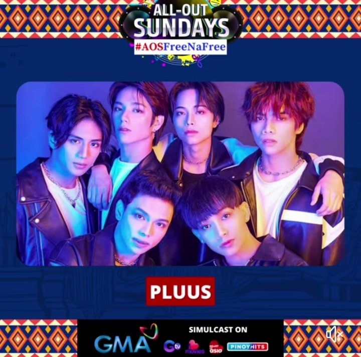 pluus_world's tweet photo. [✚] UPDATE

P-pop Power” introduces the newest boy group from SB Town – PLUUS!

Catch our PLUUS' performance later at 12 NOON on GMA, GTV, I Heart Movies, Heart Of Asia Channel, and Pinoy Hits
#AOSFreeNaFree!

061123 | ©️ @AllOutSundays7
#PLUUS #AlwaysPLUUS https://t.co/BejMKdowdE