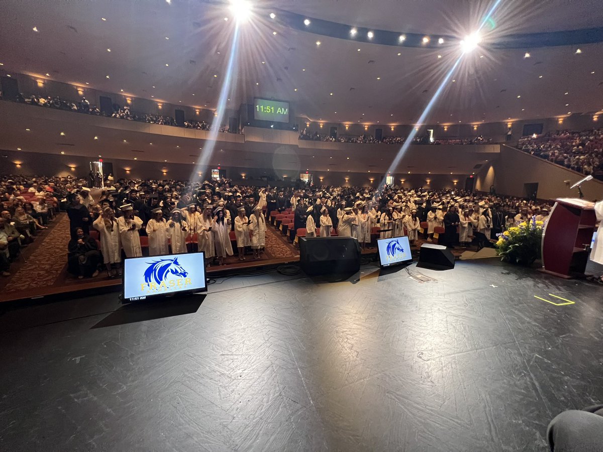 So honored to celebrate the Fraser graduating class of 2033! Best of luck on your future paths! #edisonshines <a href="/FraserSchools/">Fraser Public Schools</a>