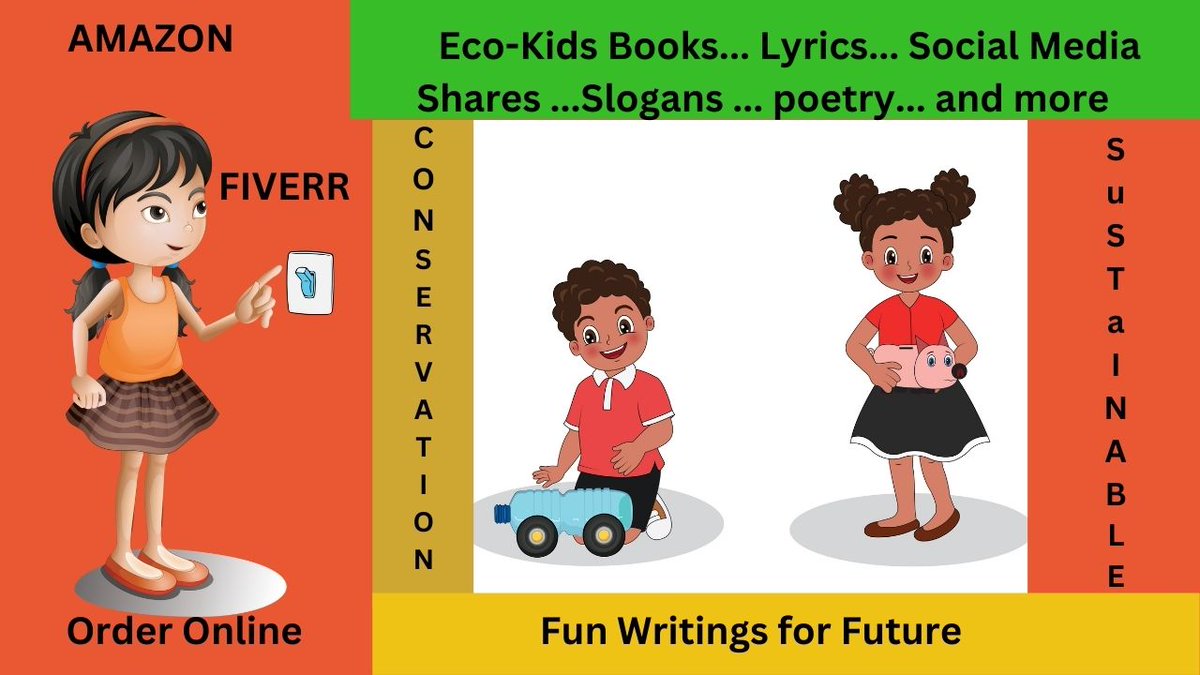 #ecokidsproject #gogreen #greenlifestyle #zerowaste #circulareconomy #ecokidsbooks #onlinebookshop

Children are planning to have the future they deserve
and they should be supported.

funwritings.com/shop

@GMktgPlatform @htc @Marriott @GraceKennedyGrp @gracefoods
