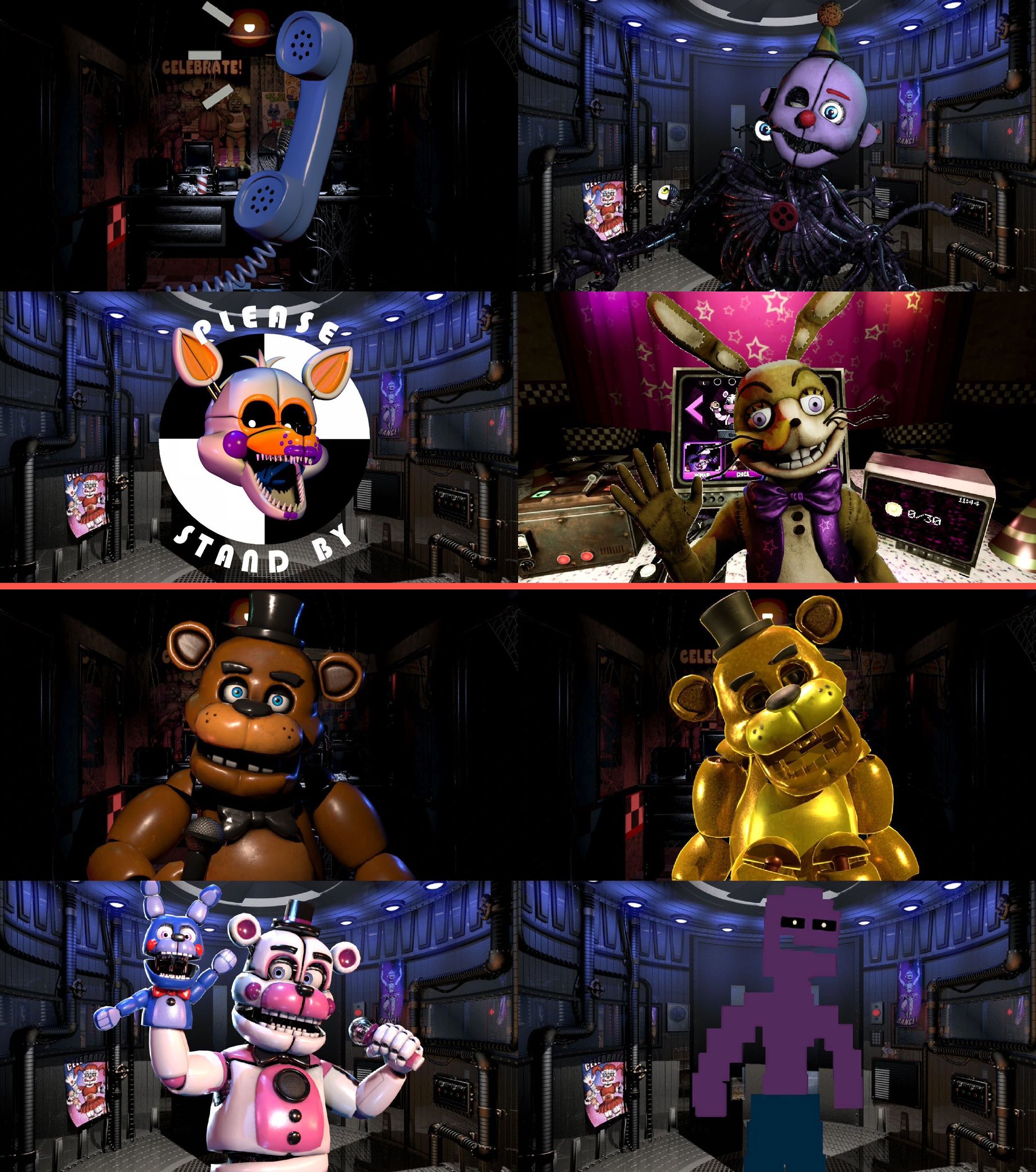 All Withered Chica Quotes / Voice Lines (Five Nights At Freddy's Ultimate  Custom Night) 