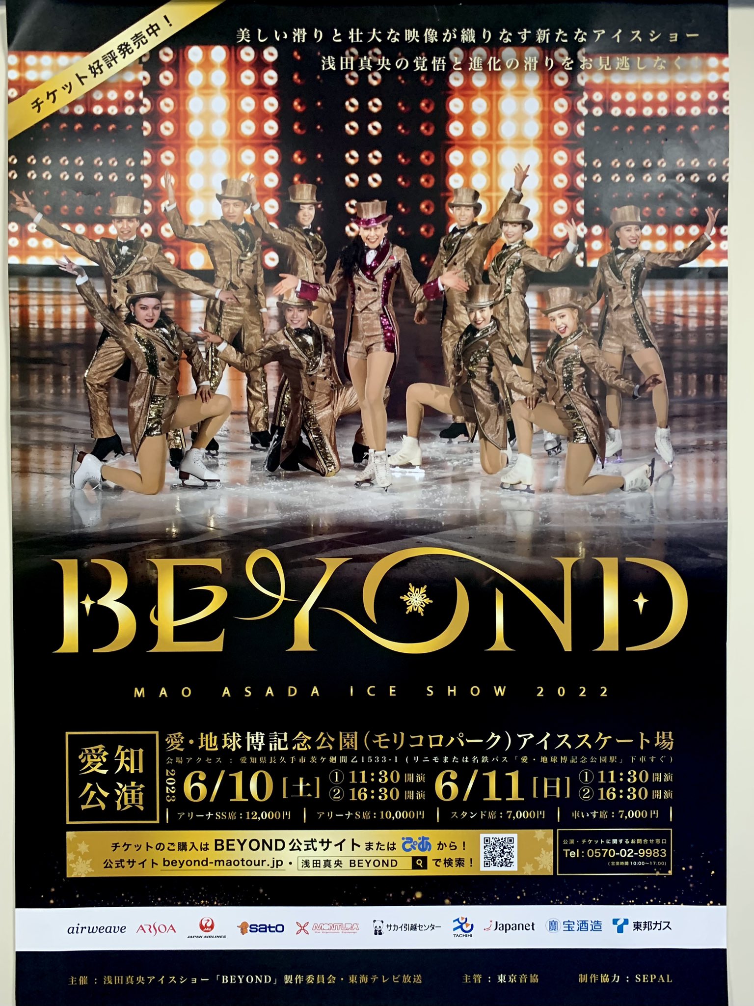 浅田真央 BEYOND The Final 7/17昼公演チケット | congresoaccb.com