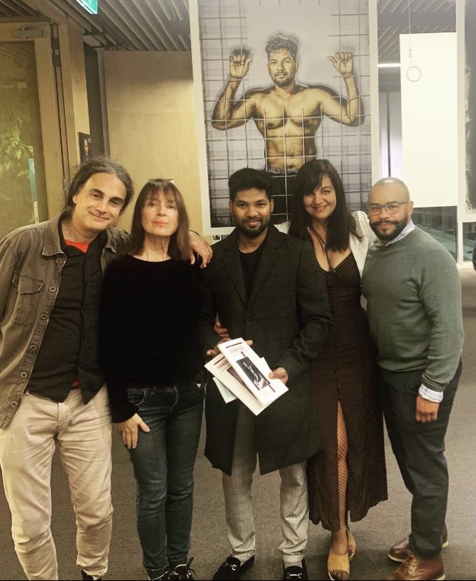 LizDeepJones's tweet image. Overwhelmed by the incredible support at our WeBleedTheSame AntiRacism #exhibition opening #WoollahraLibrary &amp;amp;celebrated collaboration with ⁦@GeorgeNewhouse⁩ ⁦@NJP_Au⁩ @Jumbunna_Inst⁩ combat #racism Exhibiting till June25 ⁦@woollahramc⁩ 🙏🏽 ⁦⁦@TheWenty