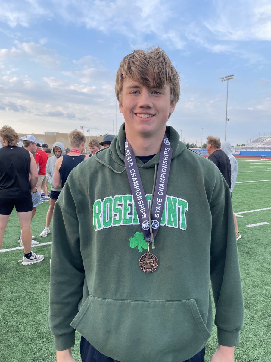 RosemountCC's tweet image. Irish ☘️ Will Riddle - 8th in discus