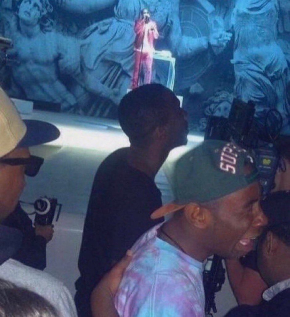 Tyler the Creator crying as Ye performs ‘Runaway’ (2012)
