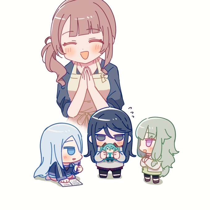 「4人の女性 何かを持っている」のTwitter画像/イラスト(新着)｜20ページ目