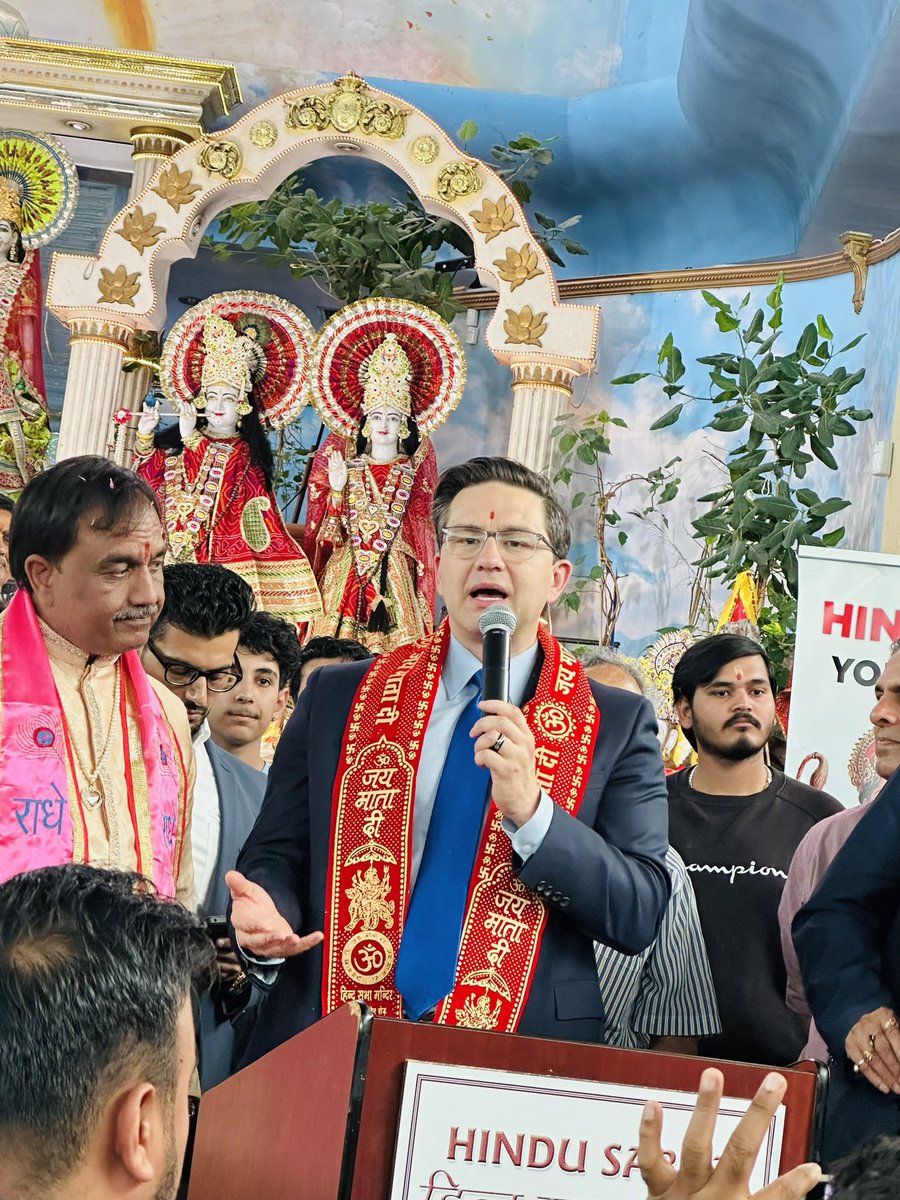 shailadiR's tweet photo. @PierrePoilievre Radhe Radhe!🦚 https://t.co/z3U9tMuDpz
