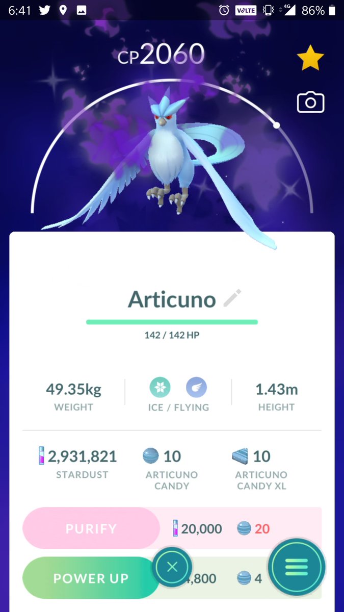 ✨Shiny Shadow Articuno on my first Shadow Raid. Can't be more lucky than this ✨ #PokemonGO #ShadowRaid #ShadowsRaids #ShadowArticuno #ShinyShadowArticuno #ZamaZeenta #ZamaZeenta889