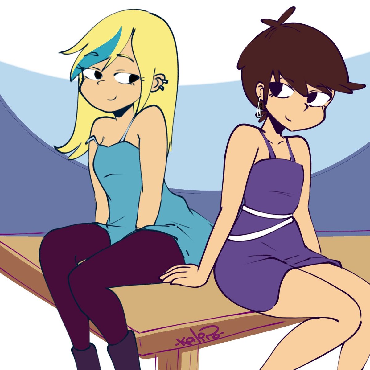 Sam Flair COMMISSIONS OPEN on Twitter "RT KalipoArt Luna x Sam"