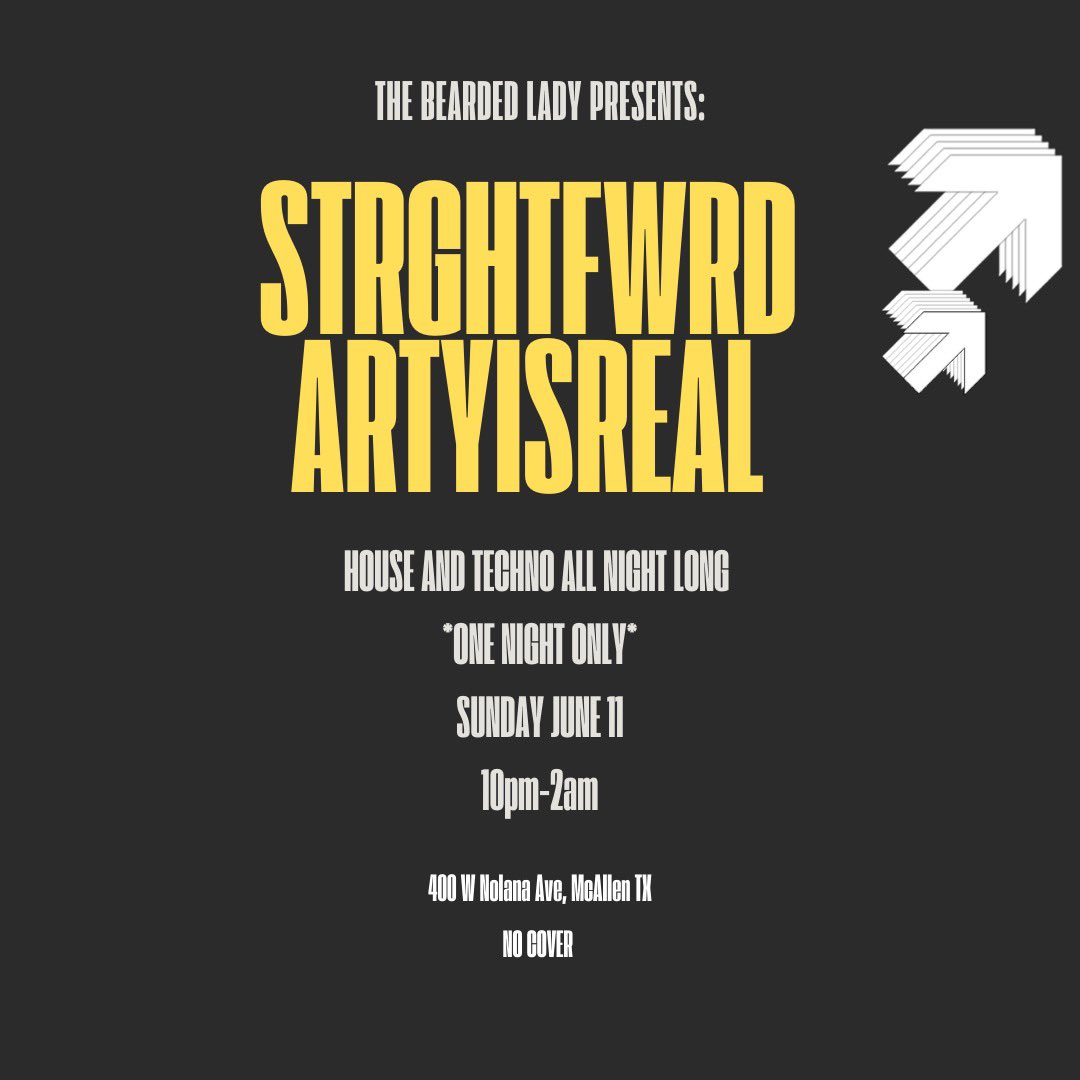 ayoooo, it’s been a min since we’ve done something on a Sunday so tomorrow we’re doing 2 sets!! We making our La Once debut on the terrace and then headed to bearded right after with <a href="/ArtyIsReal/">𝑉𝐼𝑅𝑇𝑈𝐴𝐿 𝐴𝑅𝑇𝑌</a> , boutta be a Sunday funday for the books! ↗️