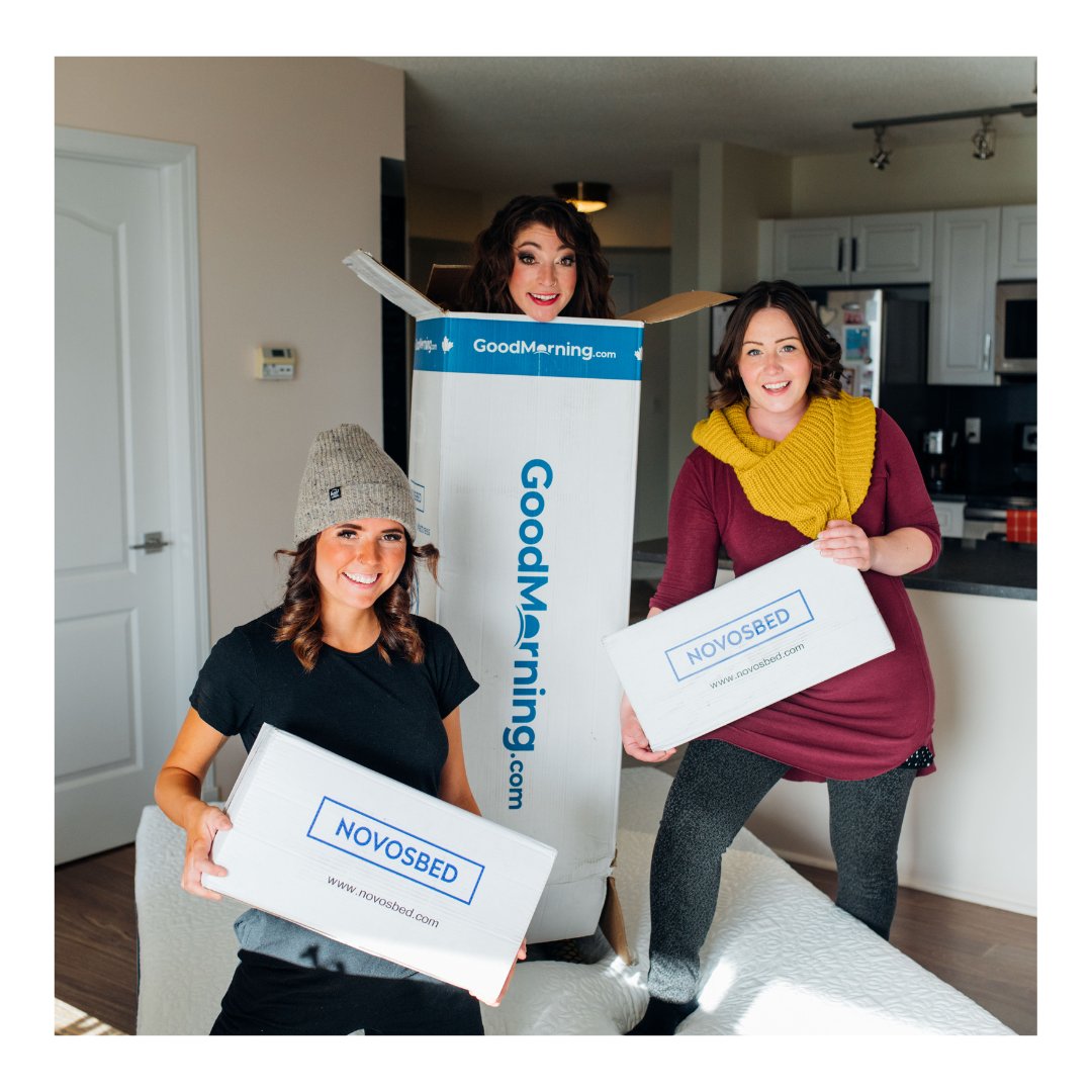 Unbox your best sleep yet with a Novosbed. Here's to waking up well-rested and refreshed!

Visit goodmorning.com to learn more about the Novosbed!