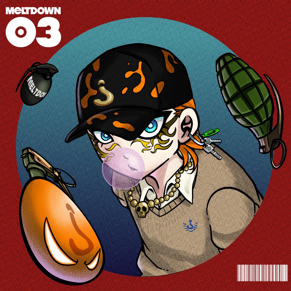 <a href="/NamazuDao/">NamazuDAO🌐Official</a> さんのGiveawayにて #Meltdown_03 を頂きました～！！
かっこいいNFT嬉しいです！！