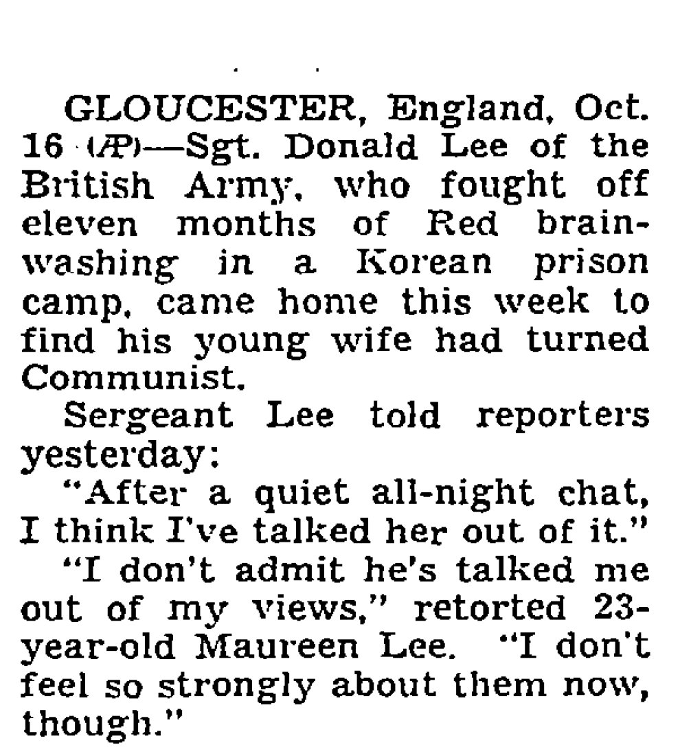 NY Times, Oct 17, 1953