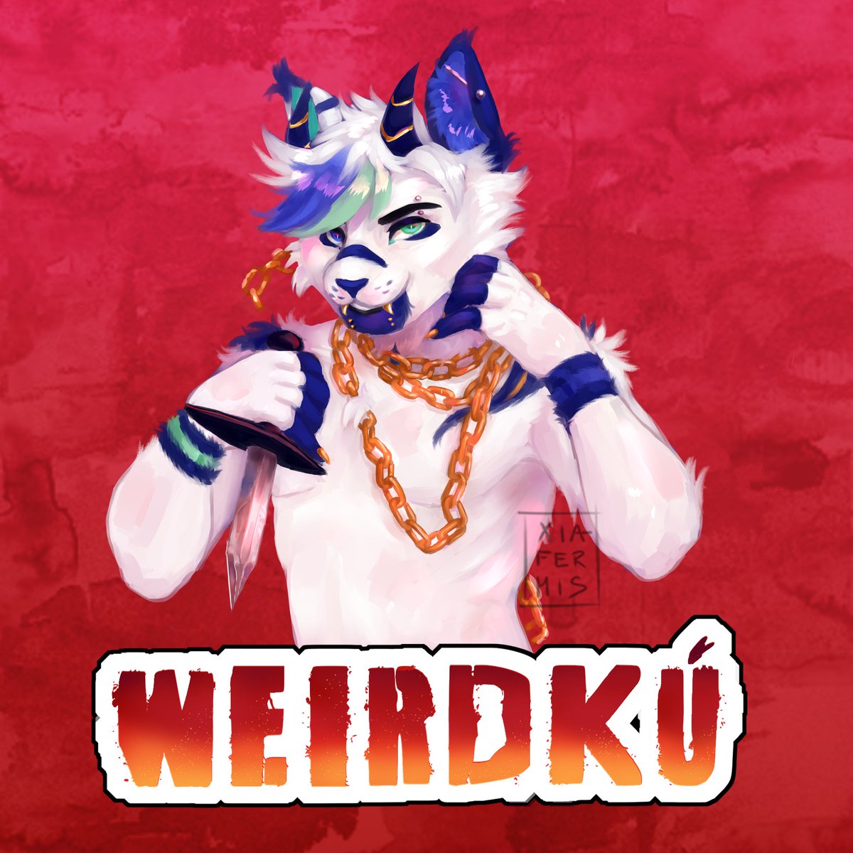 weirdku18's tweet photo. 📌 ,  🧵!  
🪙 Hola bienvenid@ a mi perfil 𖥔 ͙ࣳ! » 
|| ੈ ✩‧₊˚  Soy Weirdkú apodado también como Wez ໑

,           💊 (She / He)
🔗 ⋆ Soy un artista furry de Argentina
🌟🇦🇷🌟

✧Precios y otras redes sociales:
https://t.co/rgq7zyd03B

Mi referencia y mas info sobre mi
⏬⏬⏬ https://t.co/ZdzIm19yKw