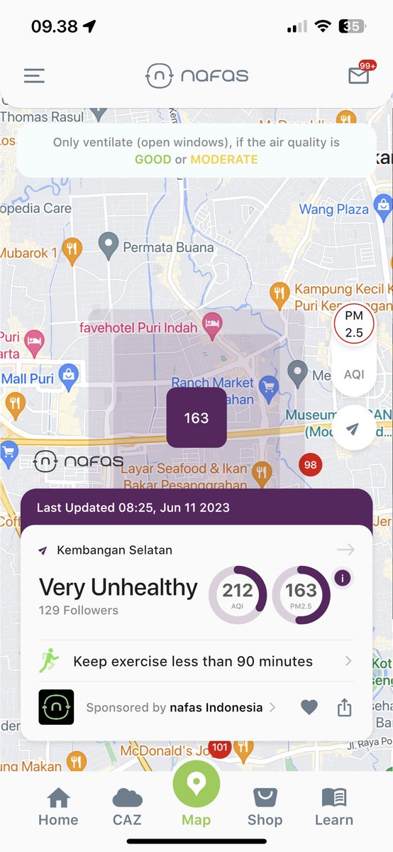 Piotr Jakubowski (@piotrj) on Twitter photo ITU 🚩BUKAN 🚩 KABUT 🚩
Polusi udara di Jabodetabek hari ini sudah menembus 40 kali di atas guideline WHO.
40 KALI
Bernafas di Parung Panjang equivalen dengan ngerokok 10 batang per hari.
Jagalah aktivitas luar ruangan, pakai masker dan nyalakan purifier di dalam
<a href="/nafasidn/">nafas indonesia</a> ITU 🚩BUKAN 🚩 KABUT 🚩
Polusi udara di Jabodetabek hari ini sudah menembus 40 kali di atas guideline WHO.
40 KALI
Bernafas di Parung Panjang equivalen dengan ngerokok 10 batang per hari.
Jagalah aktivitas luar ruangan, pakai masker dan nyalakan purifier di dalam
<a href="/nafasidn/">nafas indonesia</a>