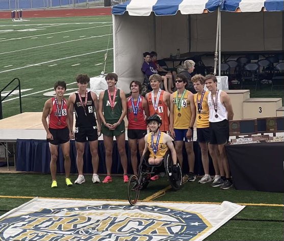 Cade Sanvik finishes 3rd in 800m at State Track Meet! @OSHorioles #oriolepride