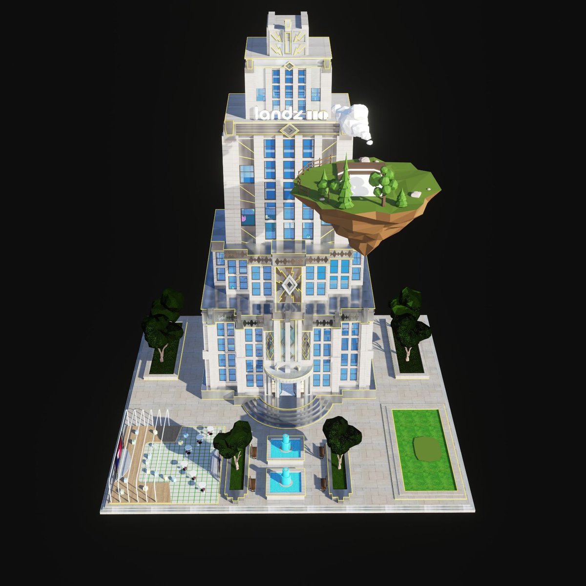 LearnDAOio's tweet image. 🏛Acabamos de adquirir nuestra nueva sede virtual HQ interoperable para Decentraland, Sandbox, Spatial, Somnium, Upland, OVR, Superworld y Polyland de la colección de @landz_nft

Tiene zona de proyecciones, reuniones, bolera, piscina, galería NFT y zona relax🤯

¿Qué os parece?