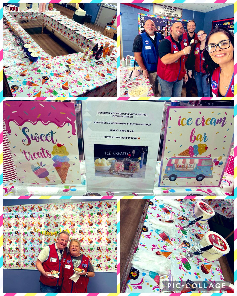 Janeen Valdes (@janeenv_hrbp) on Twitter photo Fun day #celebrating the districts Pipeline Winners with an Ice Cream Bar!🍧🍦🍨
#Congratulations Team Holmdel! 🥳🥳 #jerseyshore <a href="/specialtylowes/">Specialty & Services Selling at Lowe’s</a> Fun day #celebrating the districts Pipeline Winners with an Ice Cream Bar!🍧🍦🍨
#Congratulations Team Holmdel! 🥳🥳 #jerseyshore <a href="/specialtylowes/">Specialty & Services Selling at Lowe’s</a>