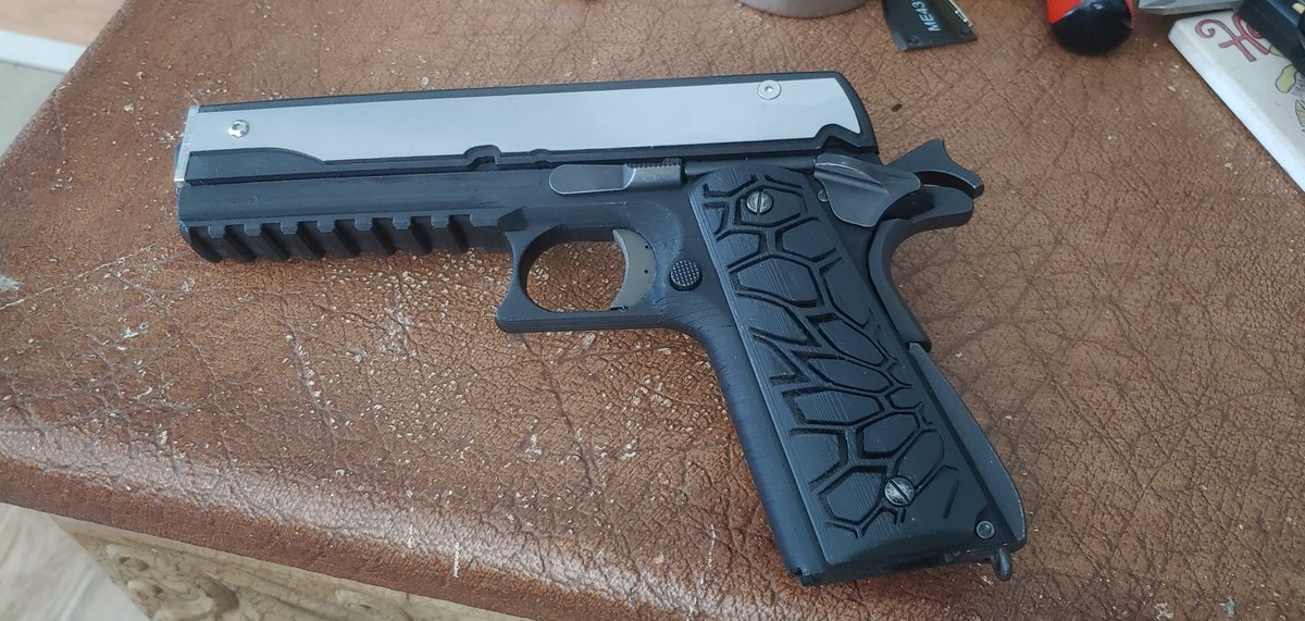 Hey my lovely #guncad brothers and sisters! Still slowly chugging away on my 1922 project. Some longevity improvements currently getting tested. #3dprintedguns #22lr #2worldwars