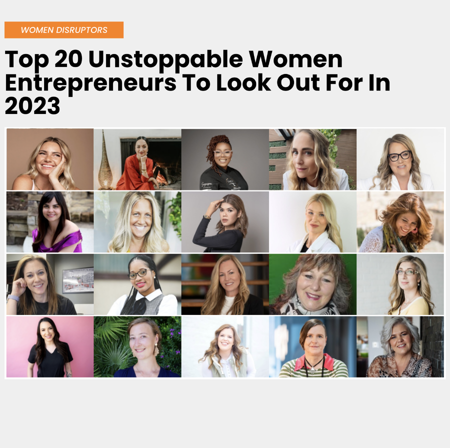 Ronda is *officially* a Top 20 Unstoppable Women Entrepreneurs to look out for in 2023!

Check out the future of leadership:
disruptorsmagazine.com/top-20-unstopp…

#onlinecommunity #checkyourselfbeforeyouwreckyourself #homebuilding #marketingchallenges