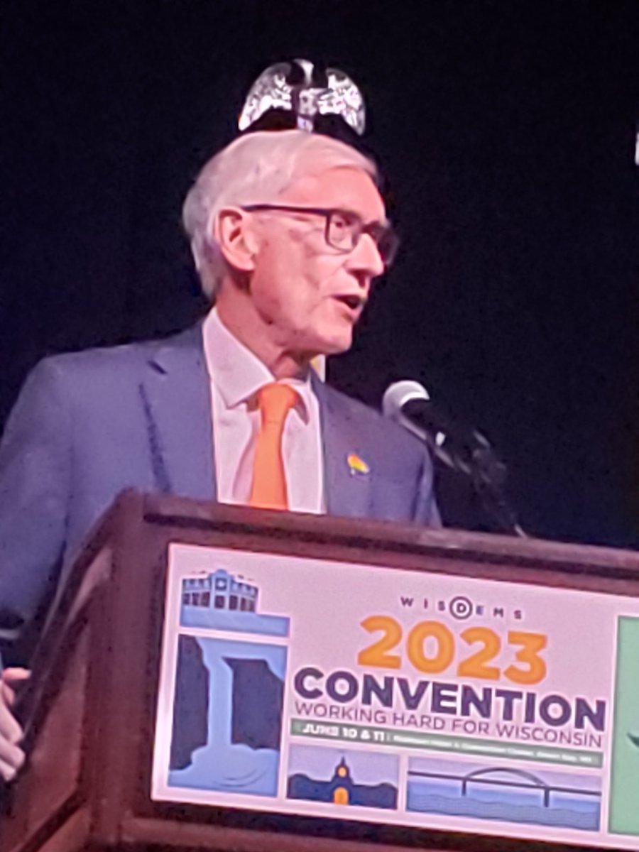 @GovEvers is jazzed as hell to be fixing the damn roads and delivering on his promises to communities and public schools. #WisDems2023