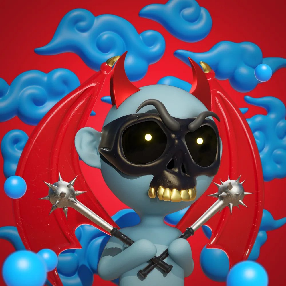 MadSportsCard's tweet photo. ⚡️ @the_deitys ⚡️

🚨 BUSTED!!!   🚨 

I am ADDICTED to MINTING @the_deitys!!!

This @the_deitys is my Favorite so far! 
👿  He's a sneaky little devil!  😈     

@the_deitys Are Still Minting! 
For Only 0.003 ETH

#NFT #NFTs https://t.co/wOIbgb0mDd