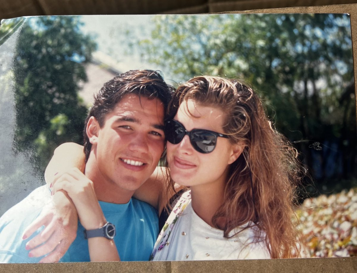 Hey <a href="/RealDeanCain/">Dean Cain</a>, was going through old boxes in the garage today and came across this photo.  Summer ‘85…  Turks &amp; Caicos Islands, you were with <a href="/BrookeShields/">Brooke Shields</a> and your family…  long time
ago… Cheers