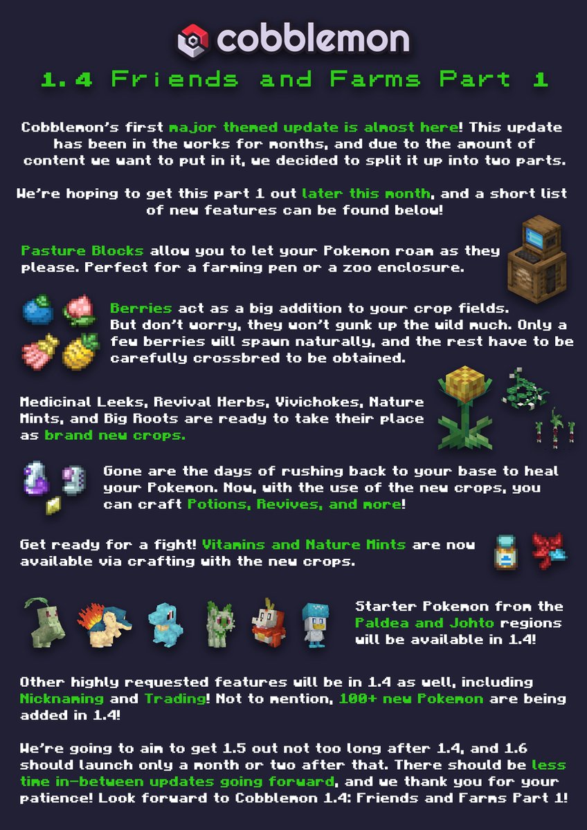 Cobblemon on X: “We just hit 1 million downloads - way sooner than