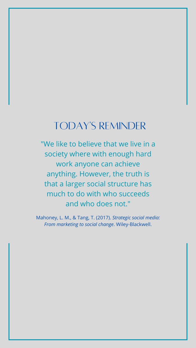 In marketing, as in all else...

#snhusmm #marketing