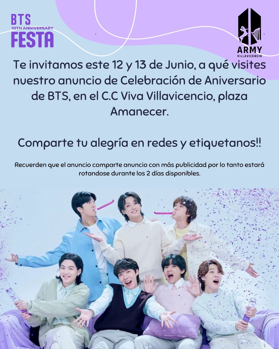 BTS ARMY Villavicencio Meta tweet media