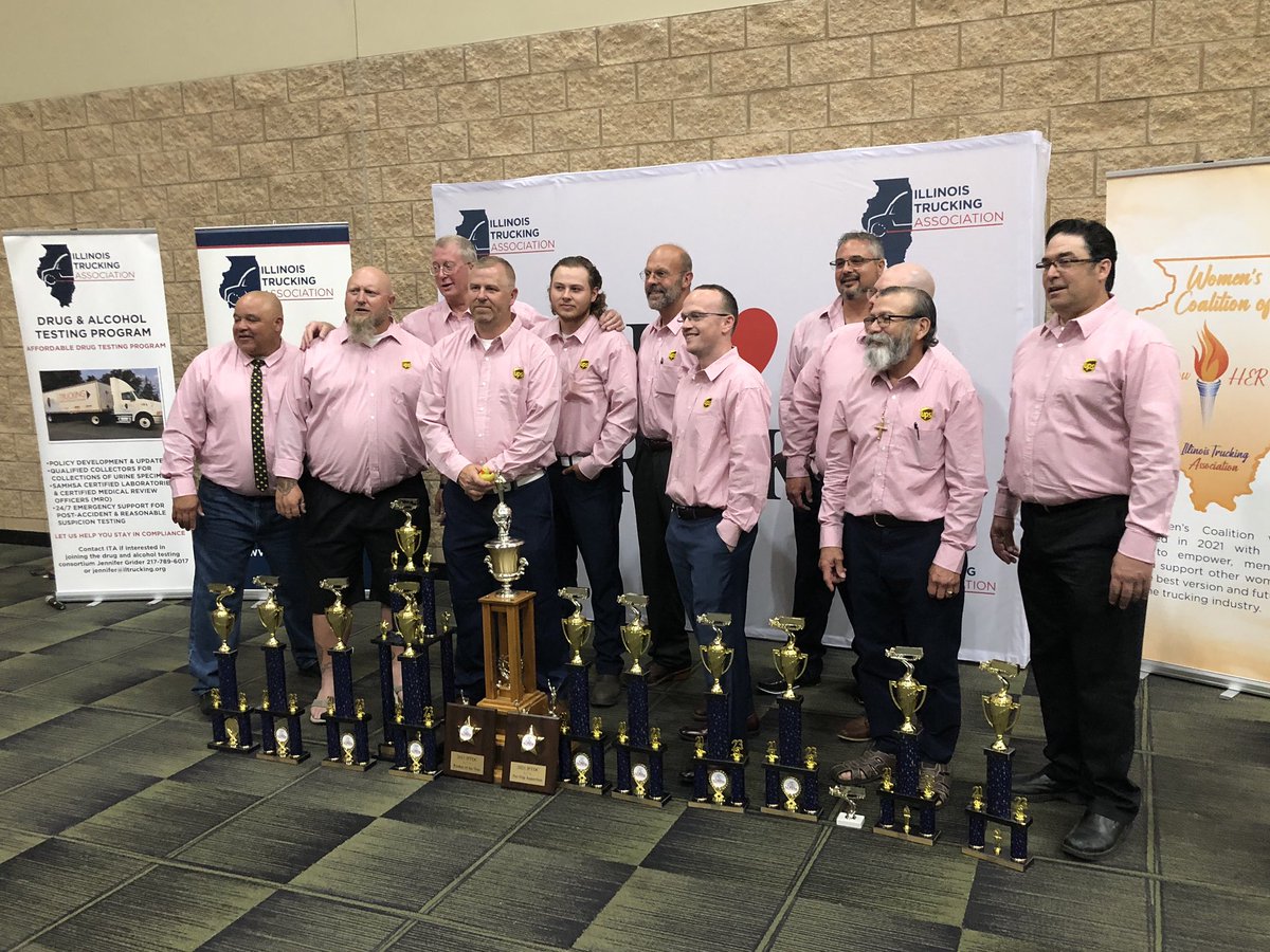Congratulations to Team UPS Illinois! Capturing a total of 14 trophies including. 5 first place finishes,Grand Champion, Perfect Pre-Trip, and Team Trophy! So proud! 🇺🇸#Proudupsers