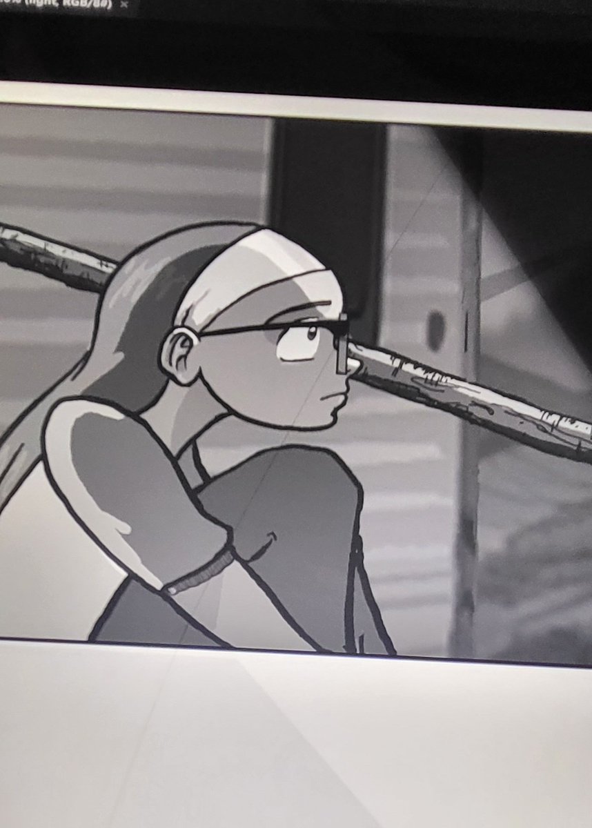 Dan_Sacharow's tweet photo. Young Molly Beans comic panel progress https://t.co/YpmVIs6IXE