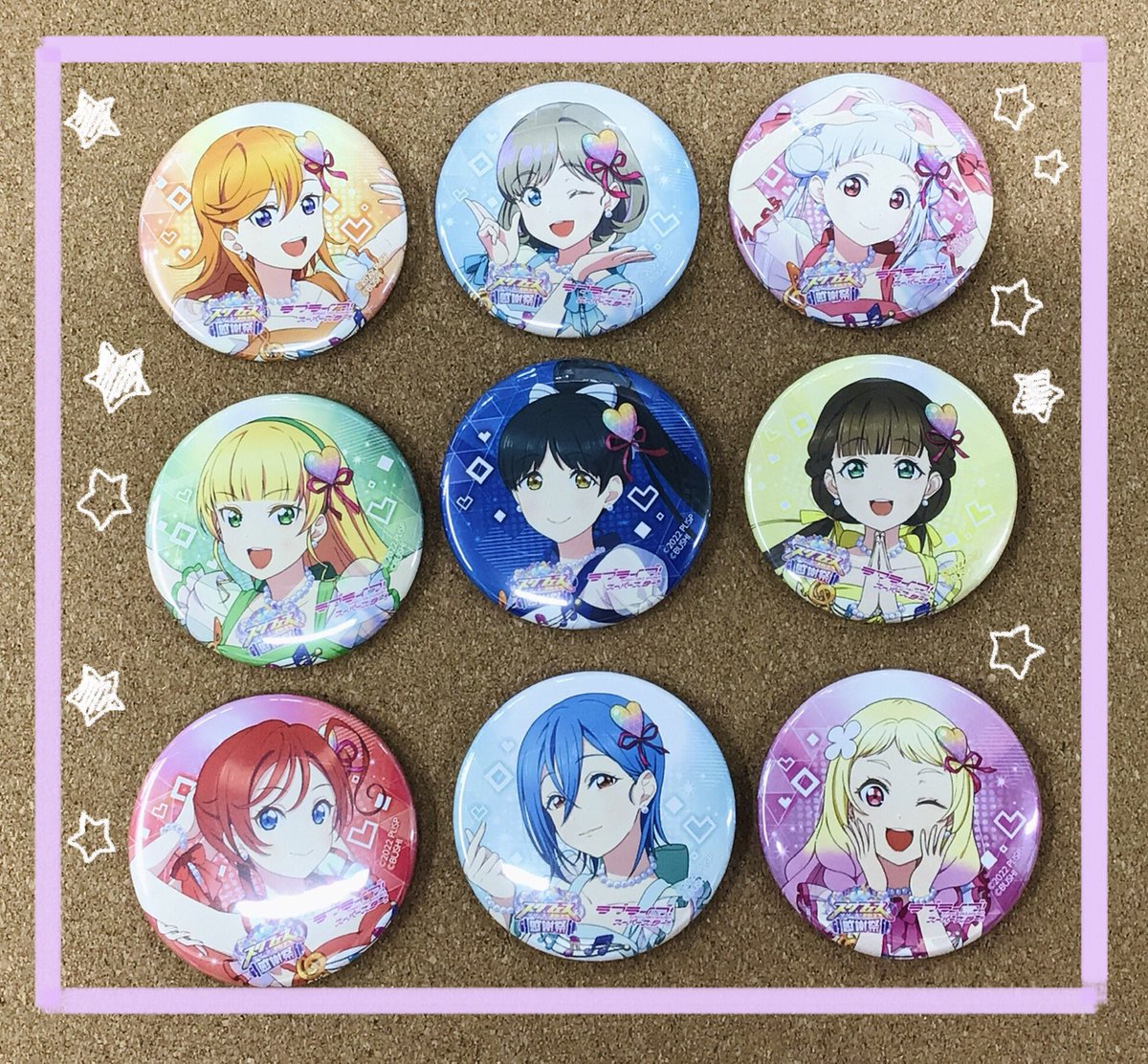 「ラブライブ!」　スクフェス感謝祭2019グッズ「記念トレーディング缶バッジ ラブライブ!」 スクフェス感謝祭2019グッズ「記念トレーディング缶