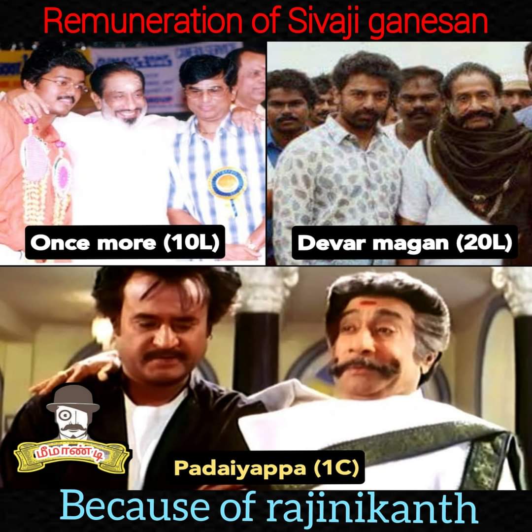 Got this from FB..

If its true - Hats off Thalaiva.!!

Giving equal importance for senior actor in term of remuneration.. 👍👍

#SuperstarRajinikanth @rajinikanth #Jailer #Lalsalaam #Thalaivar170