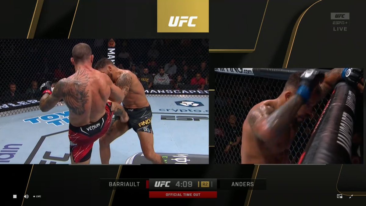 MMA Throwdown Report on Twitter "UFC289 official timeout"