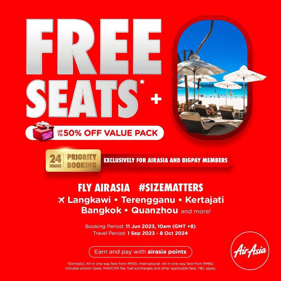 AirAsia BIG SALE IS BACK!