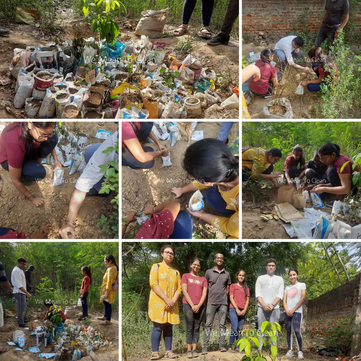 #ProjectWONDER

We added more grow bags and new saplings
Jamun, mango, amaltas, sheesham, neem, and more!
Waste plastic #reused, nature rejuvenated
Join us!

#WeMeanToClean #CleanDelhi #SwachhBharat #MyCleanIndia #ClimateActionNow #BeatPlasticPollution #Reuse #WasteManagement