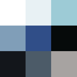 RejectedPalette's tweet image. Today's #randomRPL is: "CCC2 (Cool Color Collection 2): Cold Island by I. NEED. PALETTES!"! Nice colors, right? Try making art with it and tag us! We'll be delighted to add your art to our gallery! 🎨
