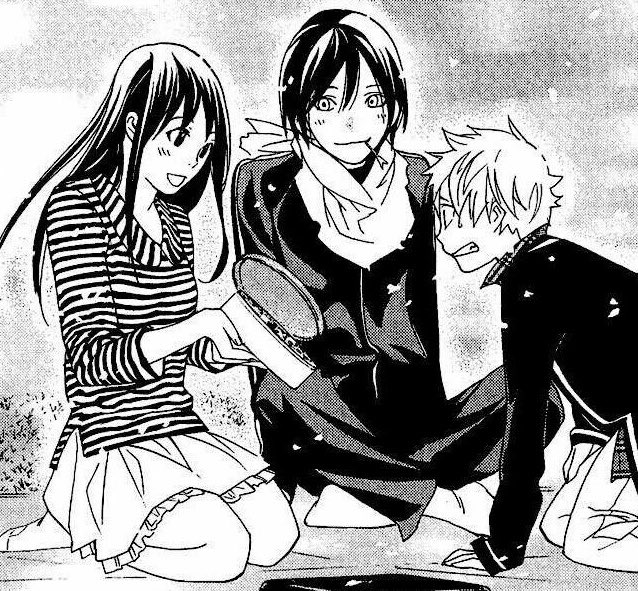 Do you think Yato thinks of Hiyori romantically at this point? Or more as a  precious friend? : r/Noragami