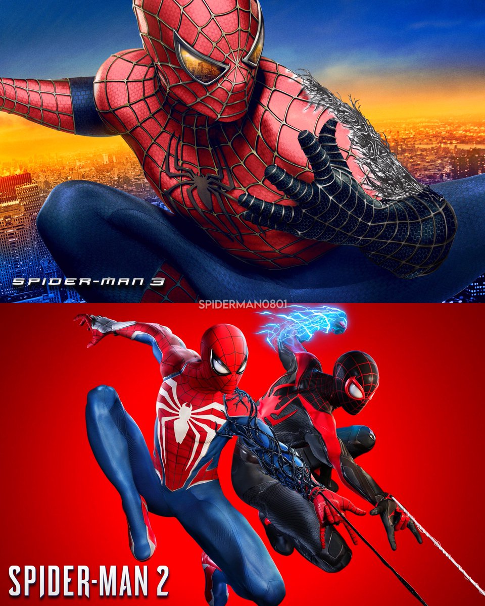 I definitely see the pattern here 

#SpiderMan3 
#MarvelsSpiderMan2