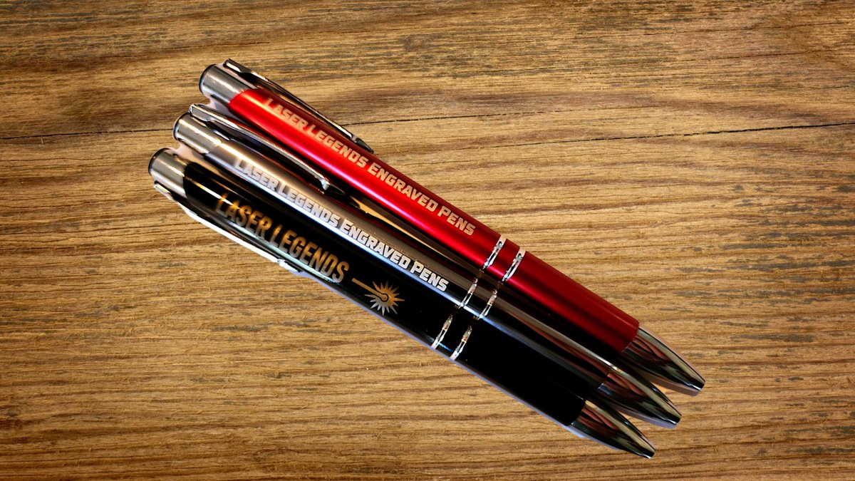 🔥New at Laser Legends, Darwin! Now offering laser engraved pens - personalize with your logo or message. Ideal for gifts or making an impression. Elevate your brand today! Visit laserlegends.com.au #LaserEngraving #BusinessGifts #PromotionalItems