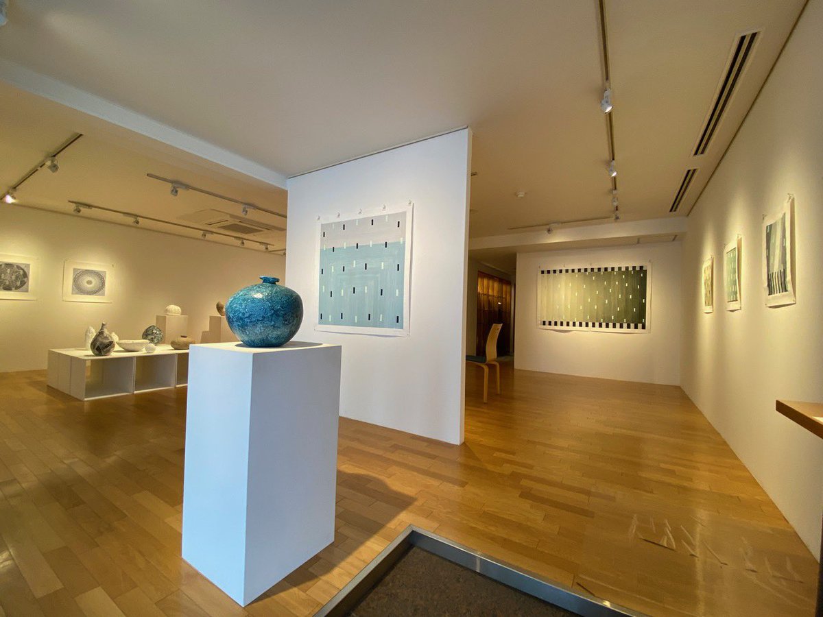 Delighted to announce the opening of our exhibition Fundamental Elements at Orie Gallery in Tokyo, featuring paintings by Clare Crouchman and papier mâché vessels by Gill Hackett. Thanks to both artists for their hard work and support and to Orie Gallery in Tokyo for inviting us.
