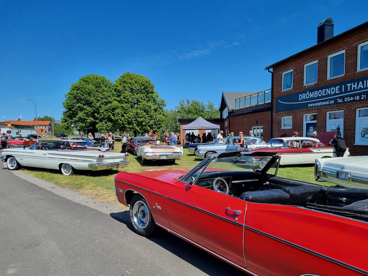 SHRA Karlstad körde pokerrun igår. Inte ett enda raggarslagsmål.
Foto: Ann Granath.