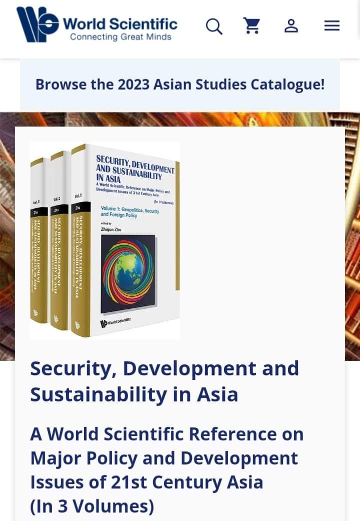 AAOdonkor's tweet image. This recently published book #cited my @CGTNOfficial article titled &quot;Energy Consumption and CO2 Emission in Southeast Asia.&quot; (See page 40 for details)
Edited by: @zhiqun_zhu 

The article is also #cited by recent reports from OECD @OECD_Centre , ADB @ADB_HQ and several others.