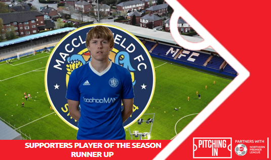 NorthernPremLge's tweet photo. THE @PitchingIn_ NPL SUPPORTERS PLAYER OF THE SEASON

2ND PLACE
FROM @thesilkmen 
JAMES BERRY-MCNALLY https://t.co/Q2yv6m1sp6