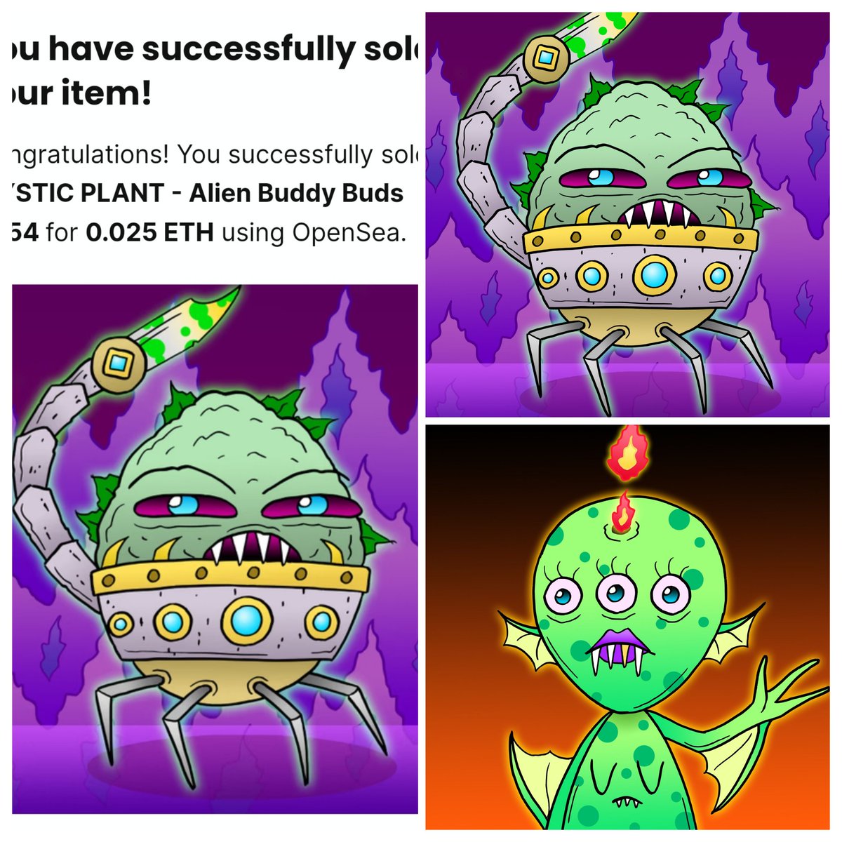 Alien Buddy Buds tweet media