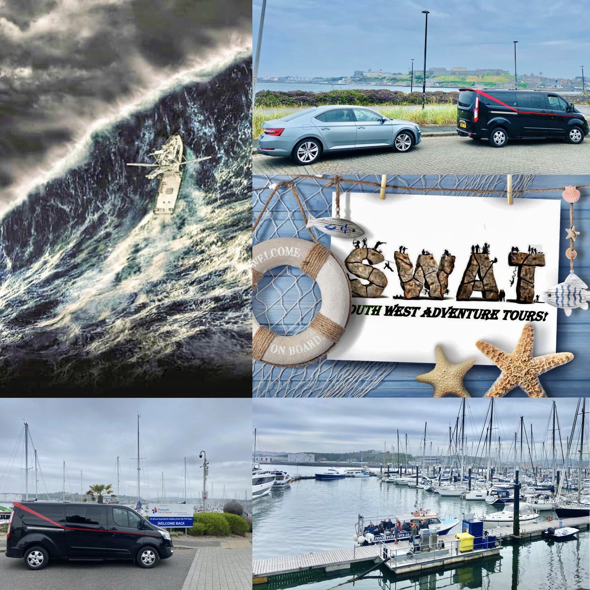 A fun group of seafarers transported from Exeter to Plymouth Yacht Haven (and back again) following a monumental fishing expedition with the very popular Venture Charters! 🎣