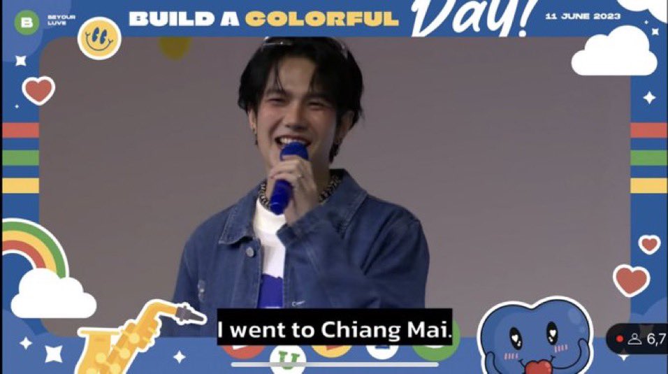Q: Sea or Mountain?

Everyone: Sea

Biu: Mountain ( Because He went to Chiangmai)

#colorfulBUILDday @JakeB4rever