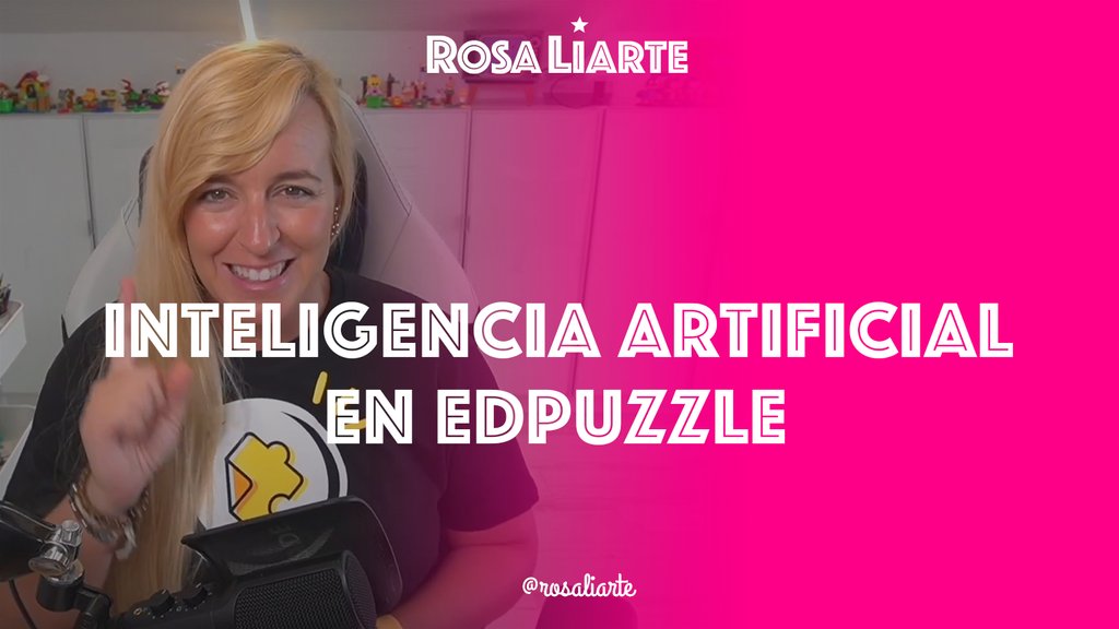 🙋🏼‍♀️ Nuevo post en mi blog: Inteligencia artificial en Edpuzzle 

👉 Link rosaliarte.com/inteligencia-a…

🥰 ¡Esta nueva función nos va ahorrar mucho tiempo profes!

#claustrovirtual #edpuzzle @edpuzzle @edpuzzle_es #IA #Inteligenciaartificial #AI #teacherassist #tic #edtech