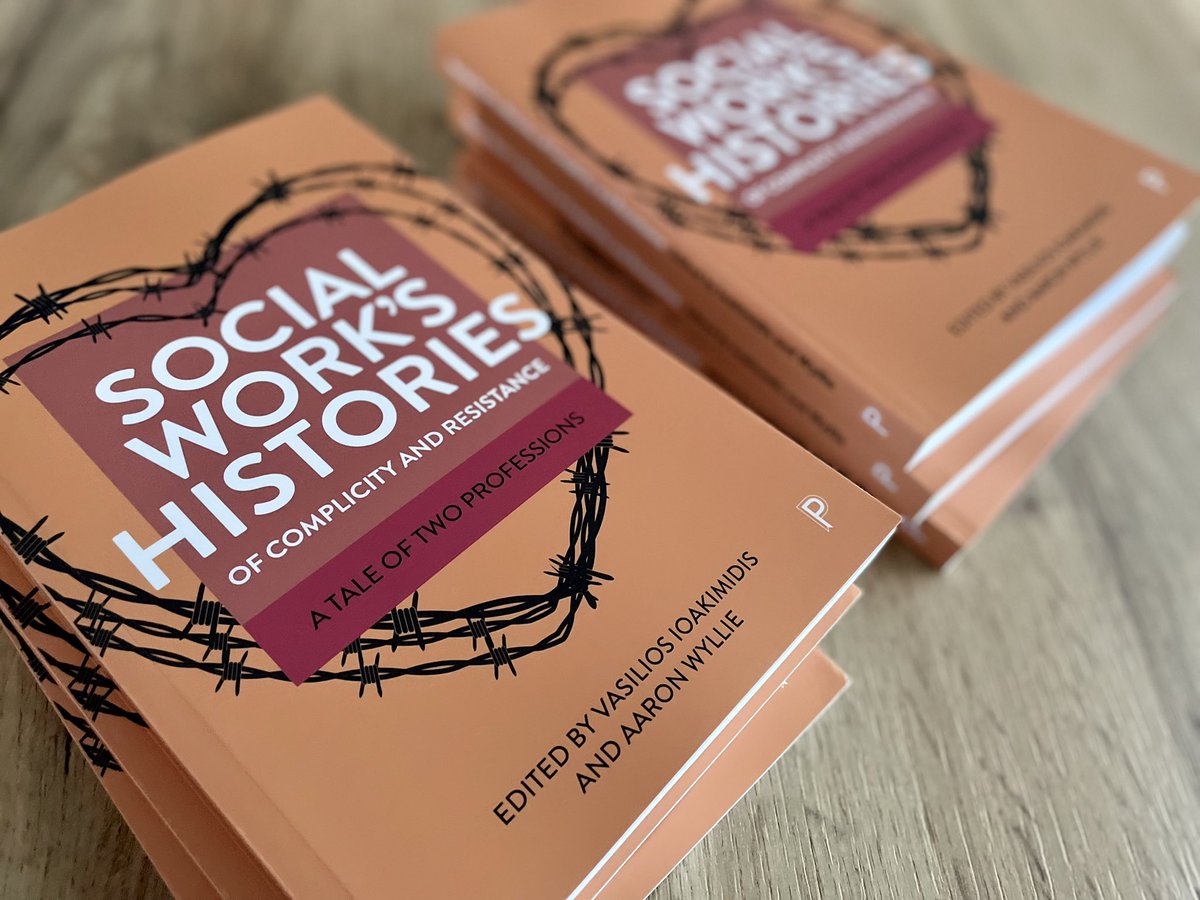 1/ After three years of intense research, debate, and writing, we are proud to present the first international social work collection that maps, analyses, and exposes social work’s historical legacies of oppression and complicity, along with its radicalism and resistance.